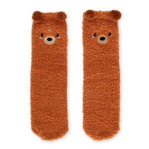 Legami - Calcetines antideslizantes de osito de peluche para adultos - ¡Hacen juego!