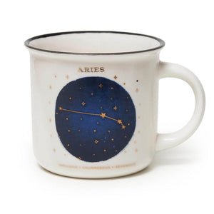 Legami - Taza de porcelana - Aries - Cuenta tus estrellas de la suerte