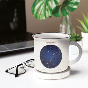 Legami - Taza de Porcelana - Escorpio - Cuenta tus Estrellas de la Suerte