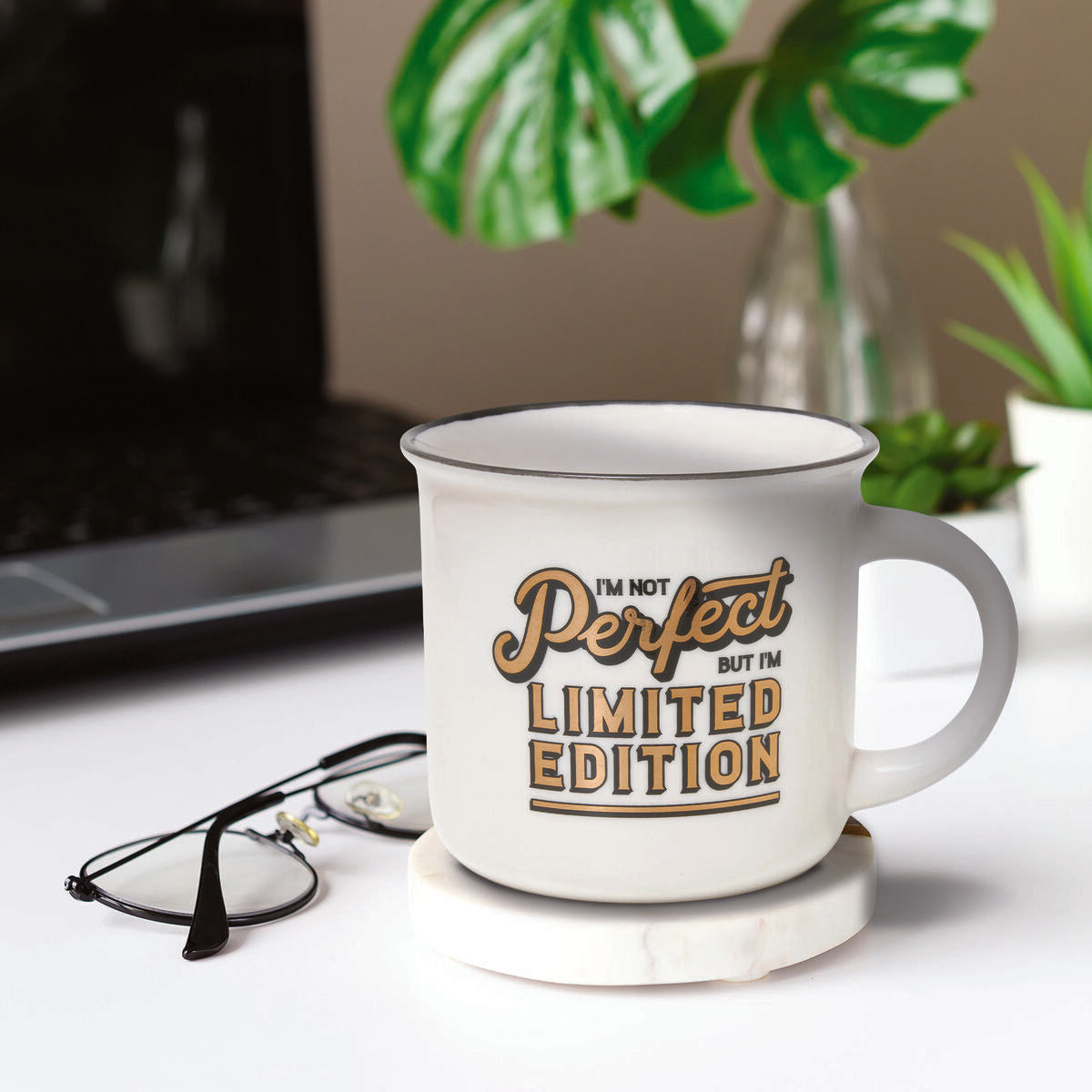 Taza de Porcelana New Bone China Legami con ilustración temática de edición limitada. 350 ml de capacidad. Ideal pa