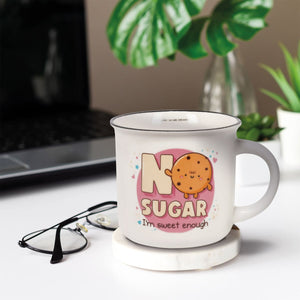 Legami - Taza de Porcelana - No Sugar - Cup-Puccino