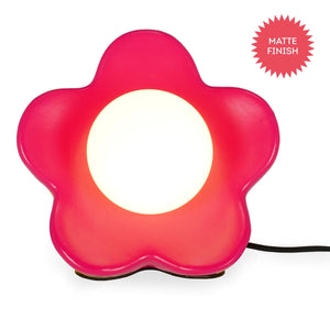 Legami - Matte Pink Led Table Lamp - Flower Power