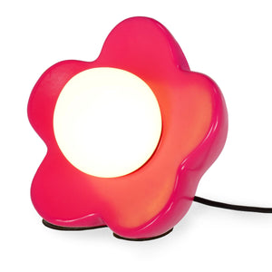 Legami - Matte Pink Led Table Lamp - Flower Power