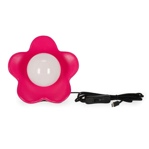 Legami - Matte Pink Led Table Lamp - Flower Power