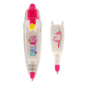 Legami - Unicornio - Lápiz con cinta decorativa - Deco Tape