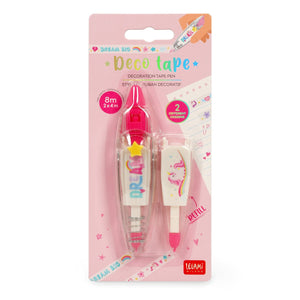 Legami - Unicornio - Lápiz con cinta decorativa - Deco Tape