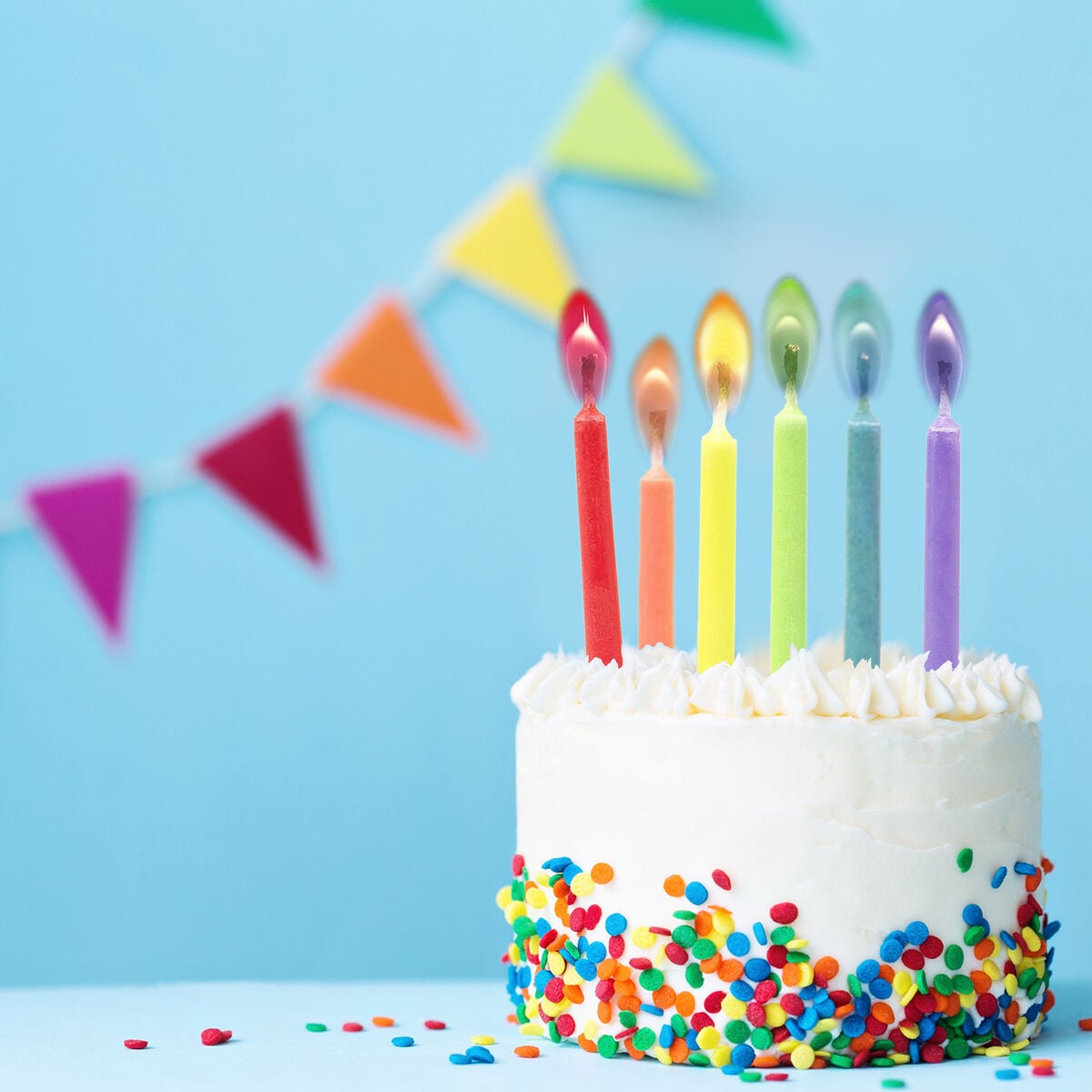 Legami - Velas de fiesta con llamas de colores