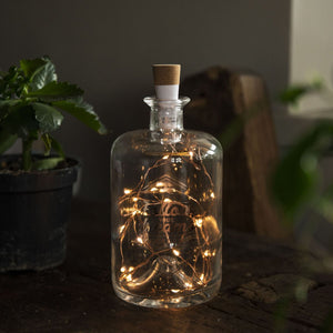 Legami - Luces LED con botella de cristal