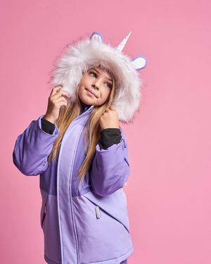 Roarsome - Unicornio Brillante - Chaqueta de esquí infantil