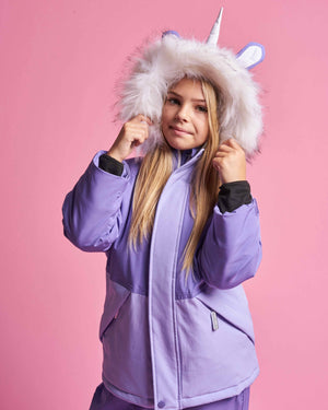 Roarsome - Unicornio Brillante - Chaqueta de esquí infantil