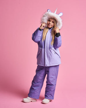 Roarsome - Unicornio Brillante - Chaqueta de esquí infantil