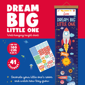 Legami - Wall-Hanging Height Chart - Espacio - Dream Big Little One
