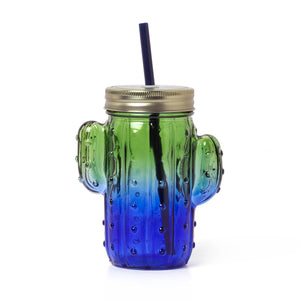 Legami - Vaso con Tapa y Pajita - Cactus - Cheers