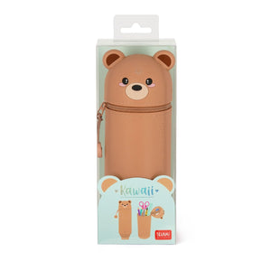 Legami - Estuche de silicona 2 en 1 Oso "Dream Big" - Kawaii