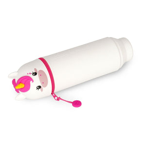 Legami - Estuche de silicona 2 en 1 Unicornio "Believe in Magic" - Kawaii