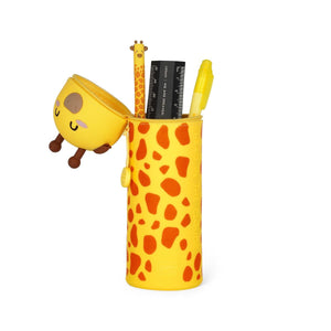 Legami - Giraffe "Head In Clouds" 2-in-1 estuche de silicona para lápices - Kawaii