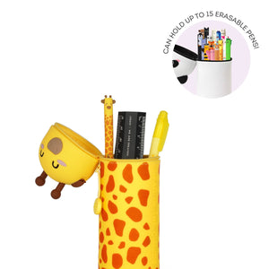 Legami - Giraffe "Head In Clouds" 2-in-1 estuche de silicona para lápices - Kawaii