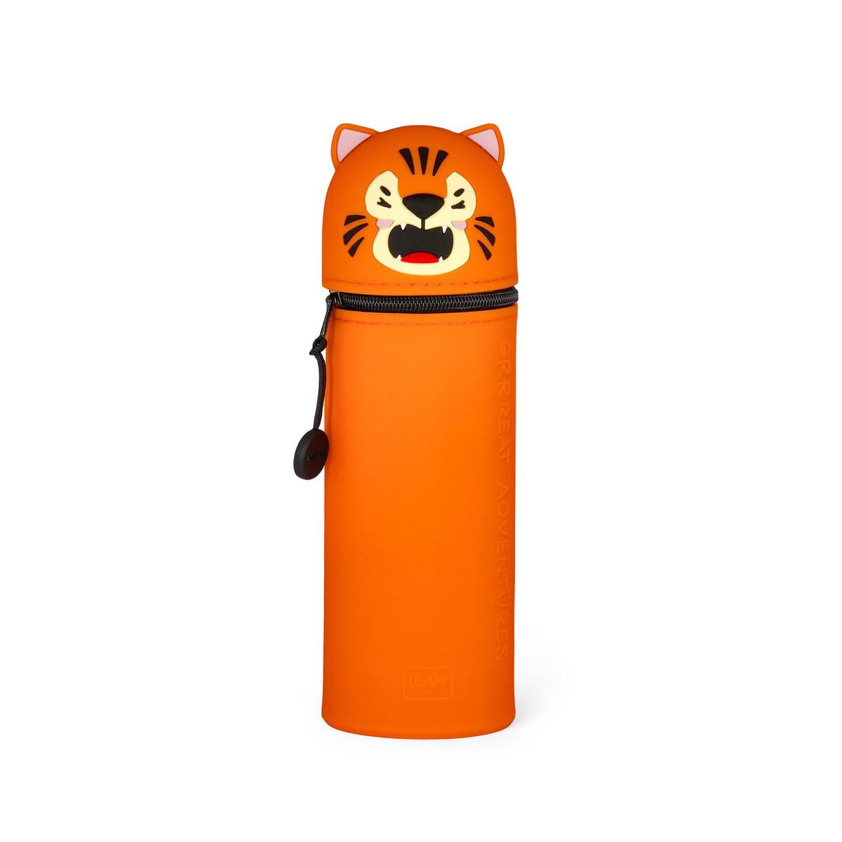 Estuche de Silicona 2 en 1 Legami - Tigre "Grrreat Adventures" - Kawaii