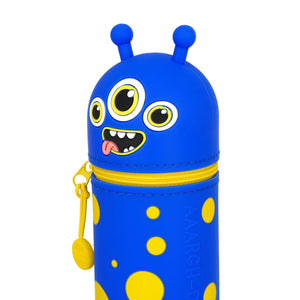 Legami - Monster "Aaargh-dorable!" Estuche 2 en 1 de silicona para lápices - Kawaii