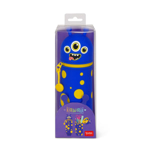 Legami - Monster "Aaargh-dorable!" Estuche 2 en 1 de silicona para lápices - Kawaii