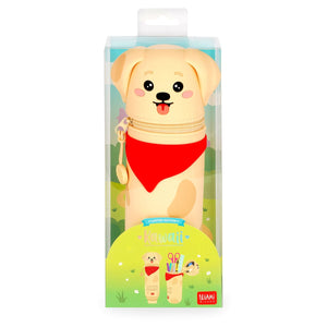 Legami - Estuche de silicona 2 en 1 Kawaii "Amigos para siempre" dorado