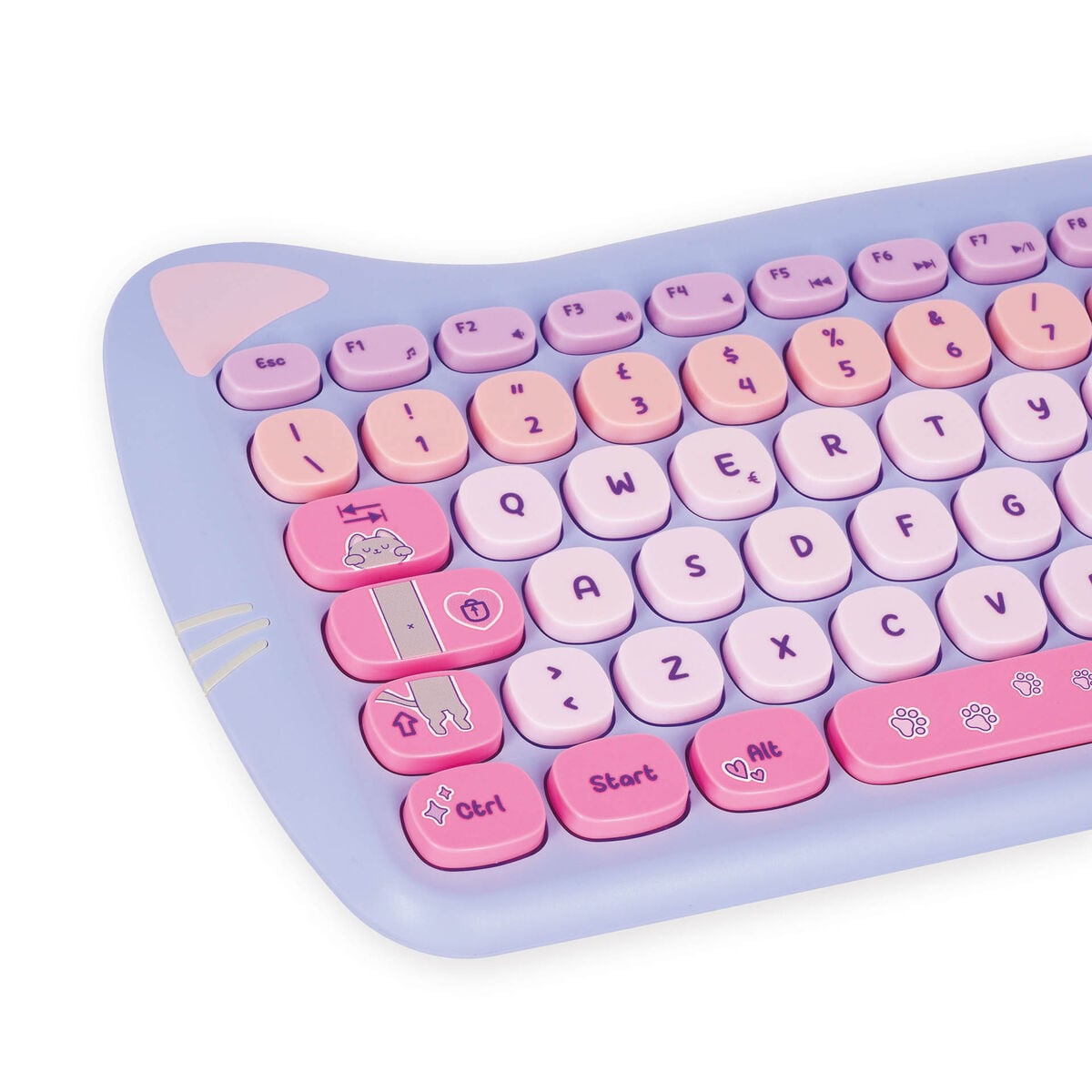 Legami - Set de Teclado y Ratón Inalámbricos - Meow