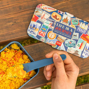 Legami - Fiambrera Bento de 1200 ml - Adhesivos de Viaje - Fiambrera Bento