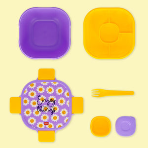 Legami - Fiambrera Bento de 1700 ml - Daisy - Fiambrera Bento