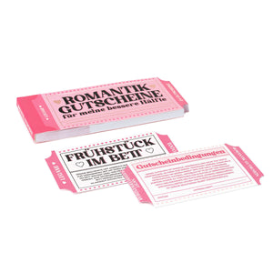 Legami - Libro 24 Romantic Vouchers - German - Gift Vouchers