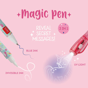 Legami - Bolígrafo de Tinta Invisible - Unicornio - Bolígrafo Mágico