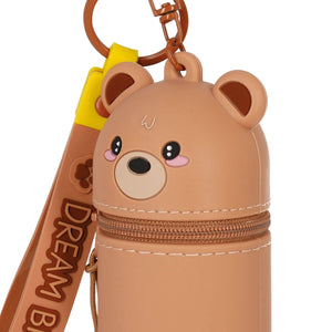 Legami - Monedero de Oso con Llavero - Mini Kawaii