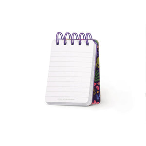 Legami - Cuaderno Rayado con Cubierta Dura Ilustrada - Flores - Jotter - Encuadernación en espiral