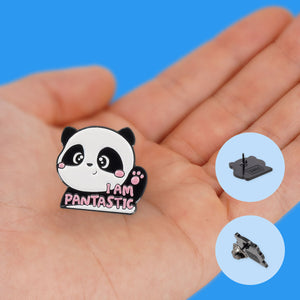 Legami - Pin de metal esmaltado Panda - ¡Crea tu estilo!