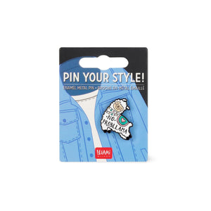 Legami - Pin de metal esmaltado Llama - ¡Personaliza tu estilo!