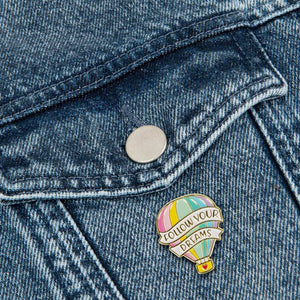 Legami - Pin Esmaltado de Metal Globo Aerostático - ¡Personaliza tu estilo!