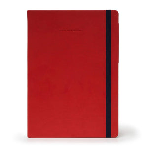 Legami - Cuaderno con Páginas en Blanco y Cubierta Suave Monocromática - Red - My Cuaderno