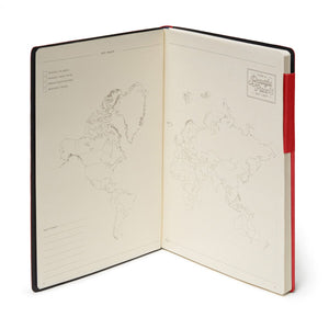 Legami - Cuaderno con Páginas en Blanco y Cubierta Suave Monocromática - Red - My Cuaderno