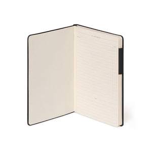 Cuaderno rayado Legami con tapa blanda monocromática - Negro - My Defter