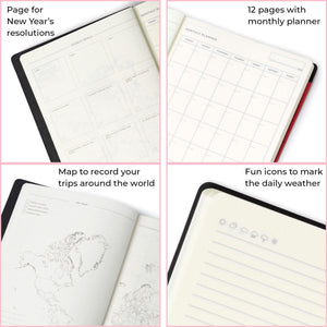 Legami - Cuaderno Rayado con Cubierta Suave Monocromática - Buganvilla - Mi Cuaderno