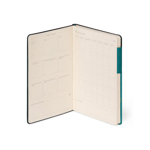 Legami - Cuaderno Rayado con Tapa Blanda Monocroma - Verde Malaquita - Mi Cuaderno
