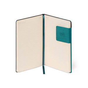 Legami - Cuaderno Rayado con Tapa Blanda Monocroma - Verde Malaquita - Mi Cuaderno