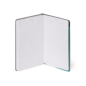 Legami - Cuaderno de puntos con tapa blanda monocromática - Verde malaquita - Mi cuaderno