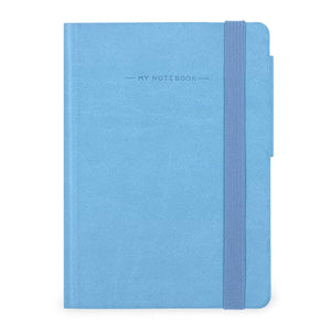 Legami - Cuaderno Rayado con Tapa Blanda Monocromo - Azul Retro - My Notebook