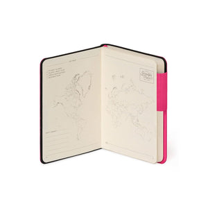 Legami - Cuaderno Rayado con Cubierta Blanda Monocromo - Frambuesa - Mi Cuaderno