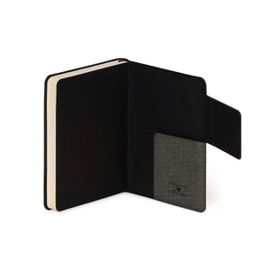 Legami - Cuaderno Rayado con Tapa Blanda Monocroma - Grafito Oscuro - Mi Cuaderno