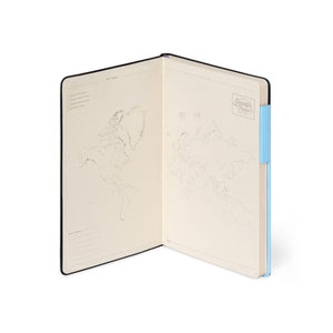 Legami - Libreta de Tapa Blanda Monochrome con Rayas - Aura - Mi Libreta