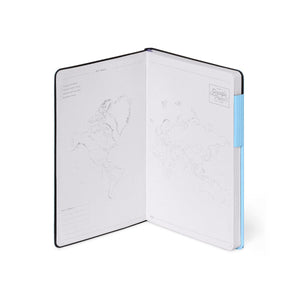 Libreta Legami con Puntos y Funda Suave Monocromática - Aura - Mi Libreta