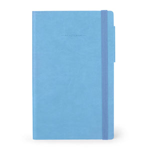 Legami – Cuaderno Rayado con Cubierta Suave Monocromática – Retro Blue – My Cuaderno