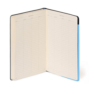 Legami – Cuaderno Rayado con Cubierta Suave Monocromática – Retro Blue – My Cuaderno