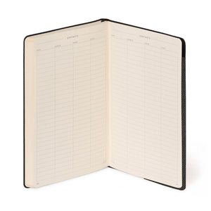 Legami - Cuaderno Rayado con Cubierta Blanda Monocromo - Deep Graphite - Mi Cuaderno